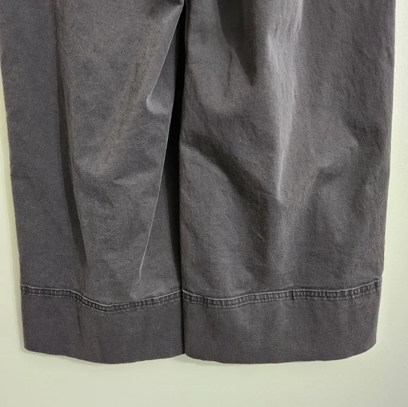 SOLD 🌟 Everlane Black The Lightweight Wide-Leg Crop Chino Pants Size 0 - Picture 10 of 16